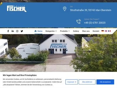 Website von Walter Fischer GmbH & Co. KG