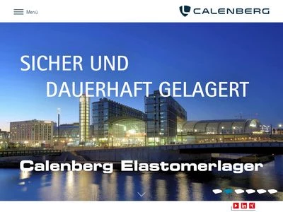 Website von Calenberg Ingenieure GmbH