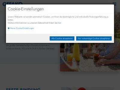 Website von GEFAKO GmbH & Co. KG