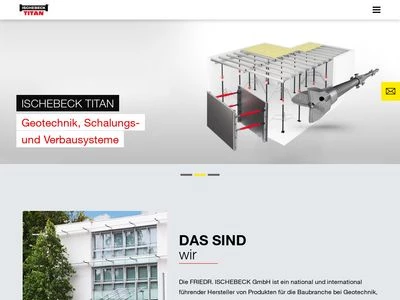 Website von FRIEDR. ISCHEBECK GMBH