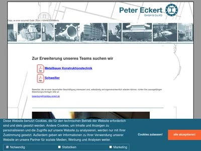 Website von Peter Eckert GmbH & Co.KG