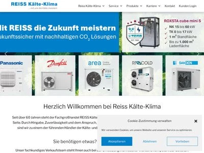 Website von REISS KÄLTE-KLIMA GmbH & Co. KG