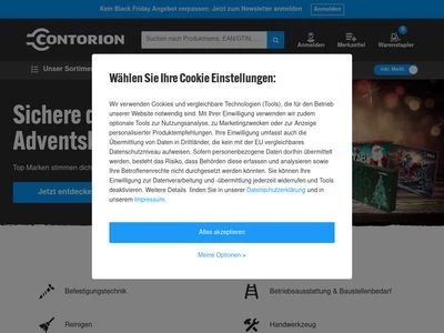 Website von Contorion GmbH