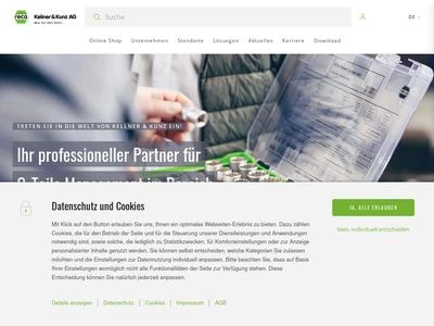 Website von Kellner & Kunz AG