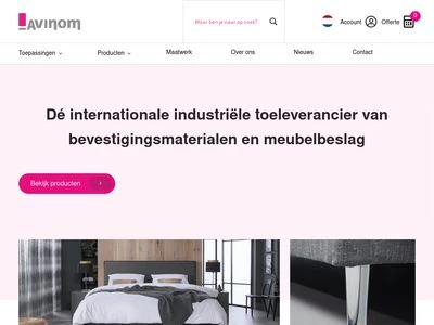 Website von Avinom BV