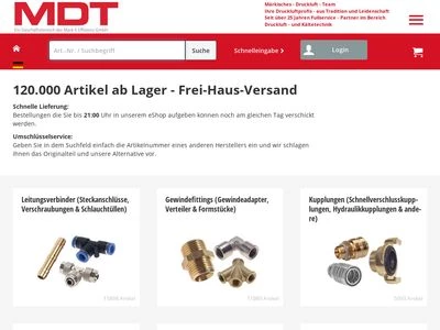 Website von Mark- E Effizienz GmbH