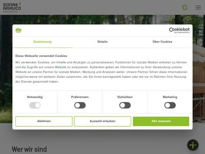 Website von Sonae Arauco Deutschland GmbH