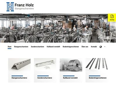 Website von Franz Holz GmbH & Co. KG