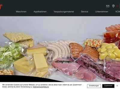 Website von VC999 VERPACKUNGSSYSTEME AG