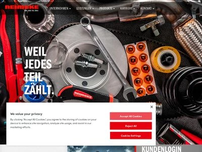 Website von Neimcke GmbH & Co. KG