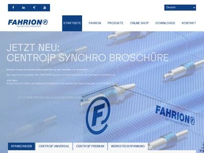 Website von Eugen Fahrion GmbH & Co. KG