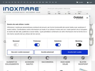 Website von Inoxmare S.r.l.