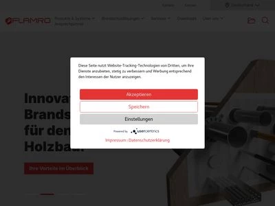 Website von Flamro Brandschutz-Systeme GmbH