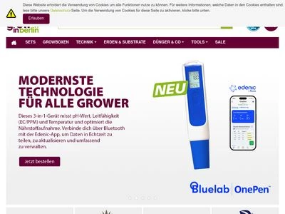 Website von Grow In AG