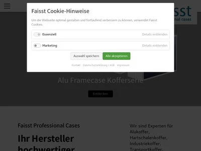 Website von Faisst GmbH