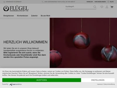 Website von Jacob Flügel GmbH