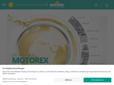 Website von MOTOREX AG