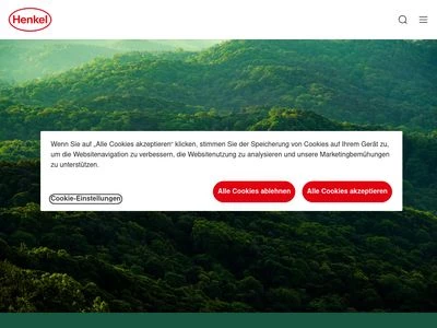 Website von Henkel AG & Co. KGaA