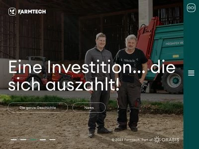 Website von Farmtech