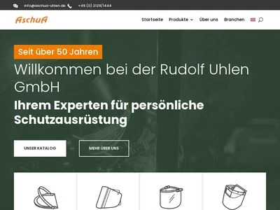 Website von Rudolf Uhlen GmbH