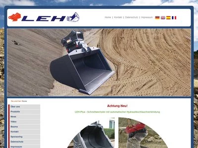 Website von LEH GmbH & Co.KG