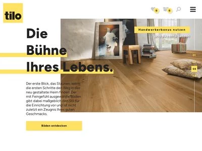 Website von tilo GmbH