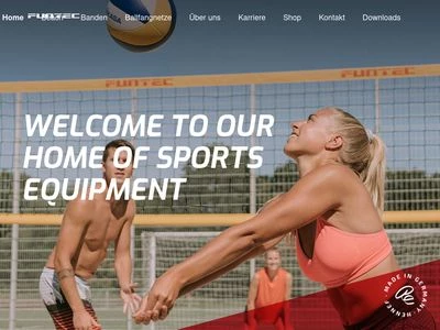 Website von FUNTEC Sports GmbH