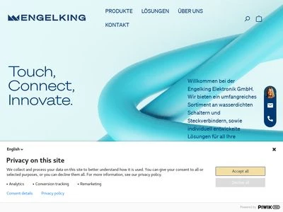 Website von Engelking Elektronik GmbH