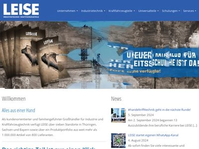 Website von LEISE GmbH & Co. KG