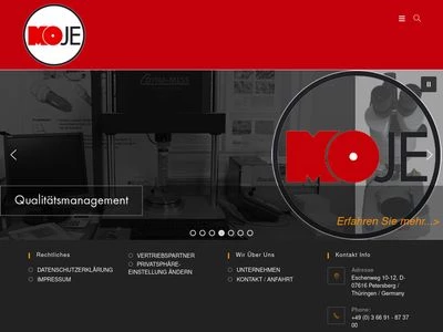 Website von Moje Keramik-Implantate GmbH & Co.KG