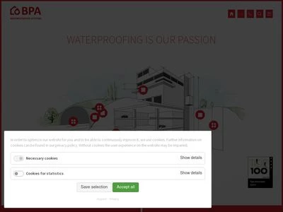 Website von BPA GmbH