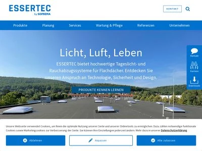 Website von ESSERTEC GmbH