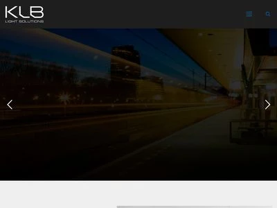 Website von KLB GmbH