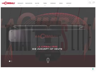 Website von GRUPPO CIMBALI DEUTSCHLAND GmbH