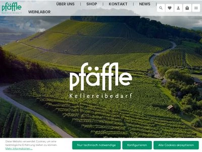 Website von Albert Pfäffle GmbH