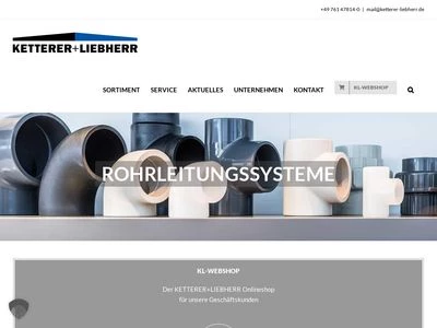 Website von Ketterer + Liebherr GmbH