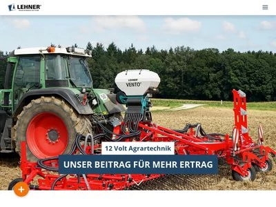 Website von LEHNER Agrar GmbH