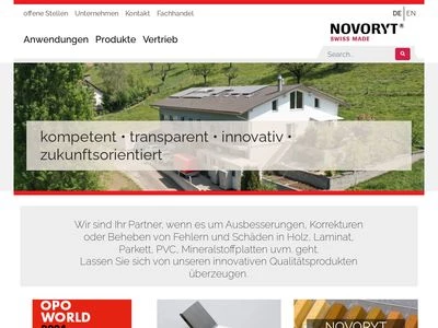 Website von Novoryt AG