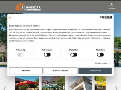 Website von Xaver Schneider GmbH & Co. KG