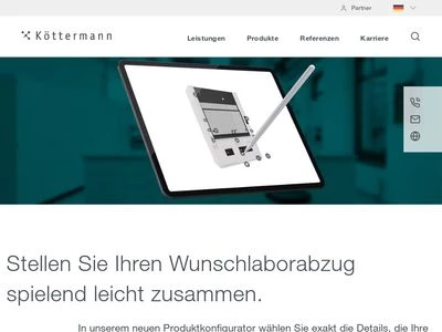 Website von  Köttermann GmbH