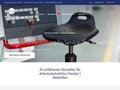 Website von Mey CHAIR SYSTEMS GmbH