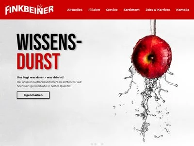 Website von Finkbeiner GmbH & Co. KG