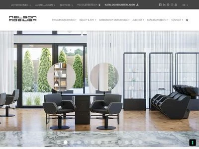 Website von Nelson Mobilier