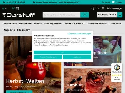 Website von Barstuff.de e.K.