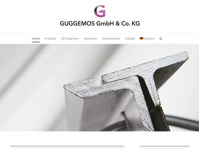 Website von Guggemos GmbH & Co. KG