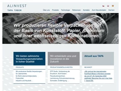 Website von AL INVEST Břidličná, a.s.