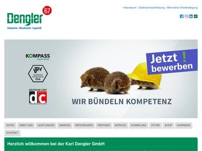 Website von Karl Dengler GmbH