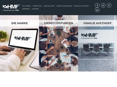 Website von Holthoff Trading GmbH