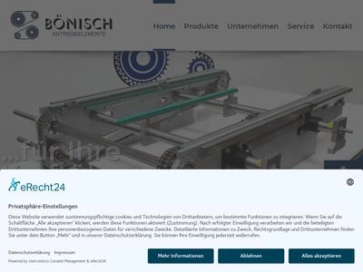 Website von Bönisch GmbH & Co.KG