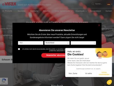 Website von VIRAX